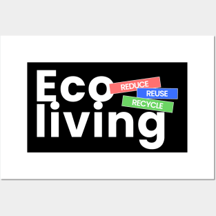 Eco living Posters and Art